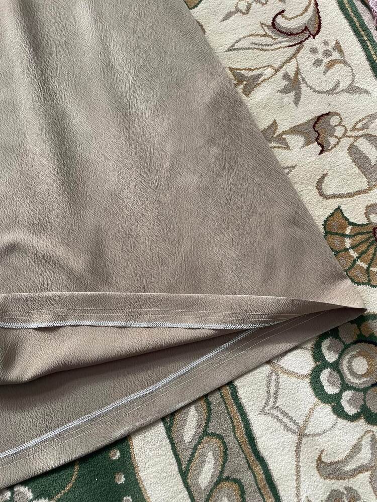 Grey formal dress seam detail